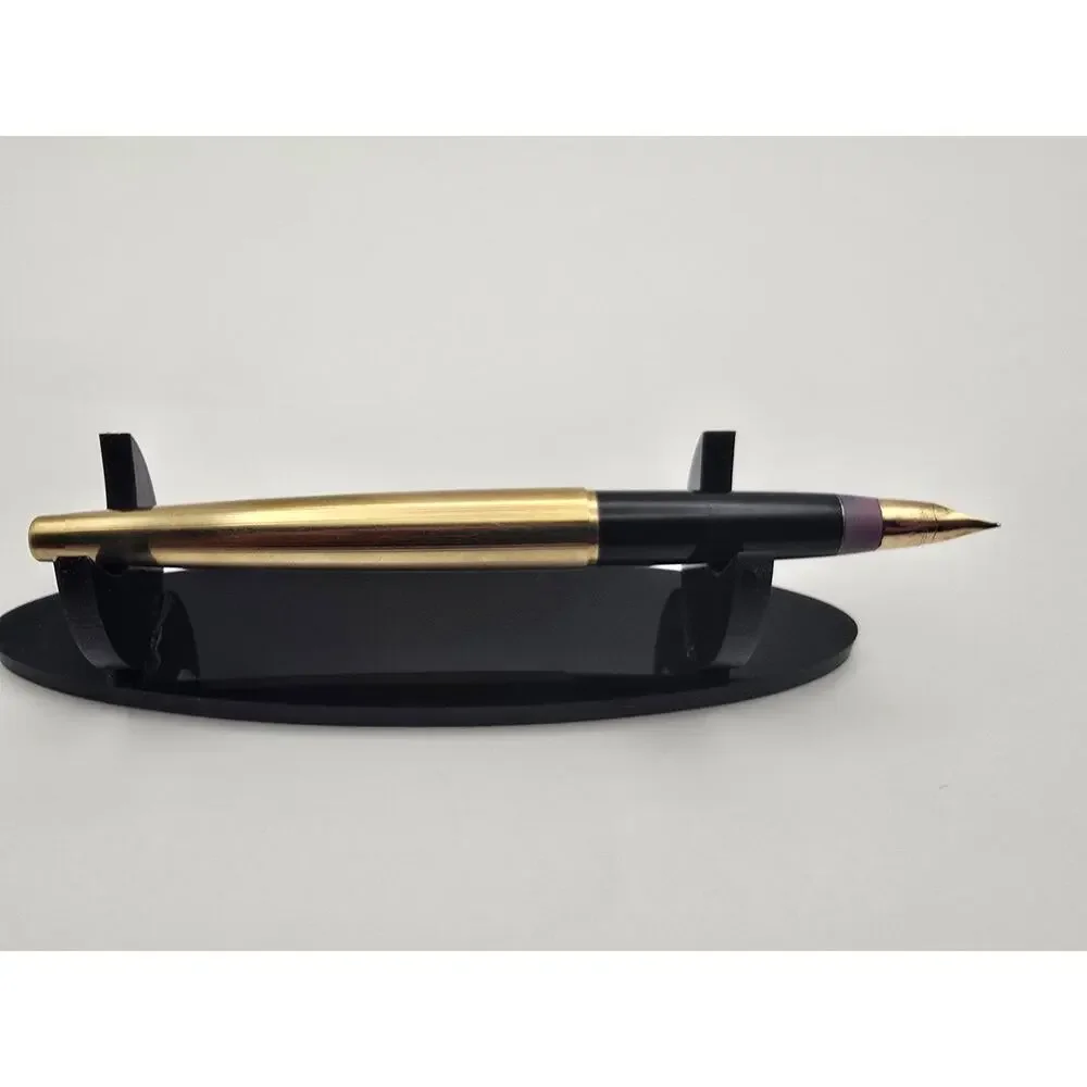 Sheaffer 727 (1970s) Slim White Dot Fountain Pen 14K Triumph Nib + Converter